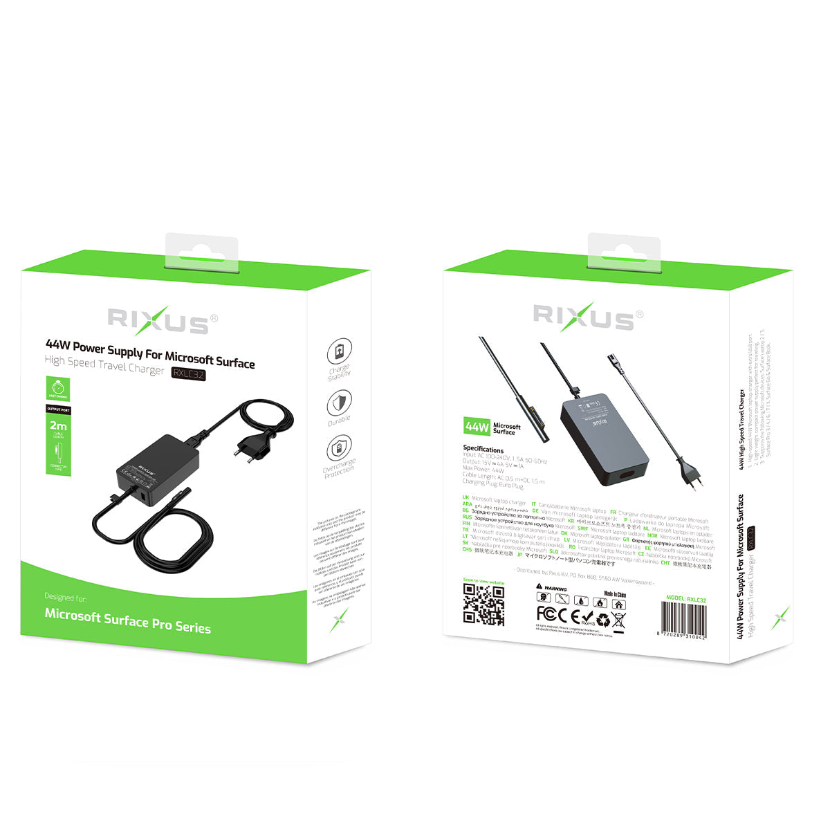 Chargeur Surface Microsoft 44W