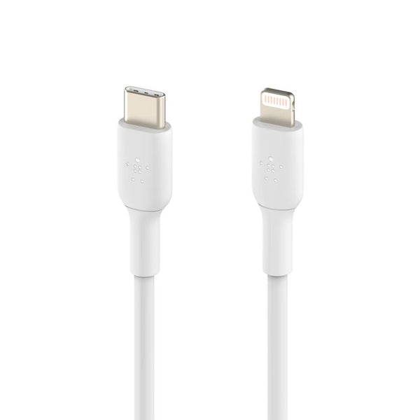 BELKIN Câble Tressé USB-C vers Lightning 2m (Blanc)