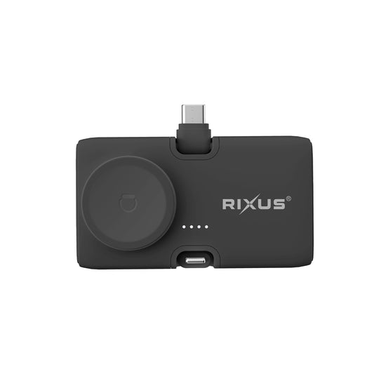 Mini Powerbank Click-On 3-en-1 4500mAh Noir