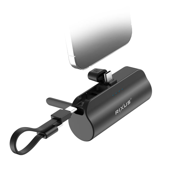 Mini Powerbank Click-On 5000mAh Noir