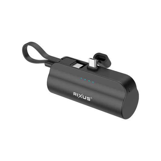 Mini Powerbank Click-On USB-C 5000mAh Noir