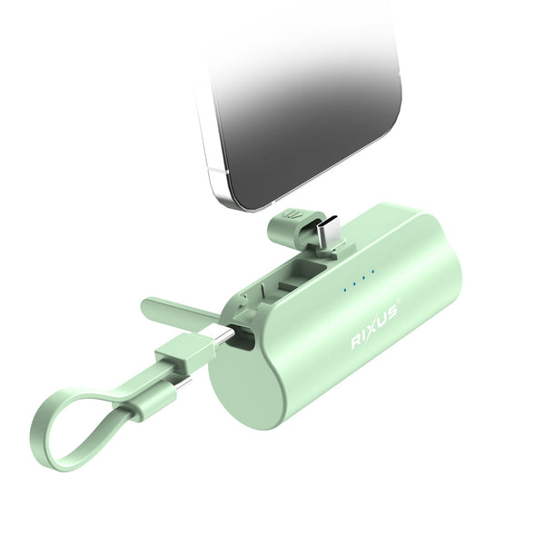 Mini Powerbank Click-On 5000mAh Vert