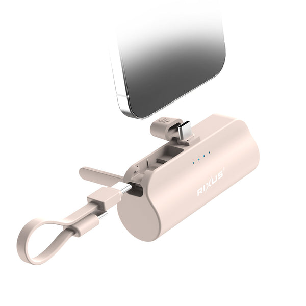 Mini Powerbank Click-On 5000mAh Rose