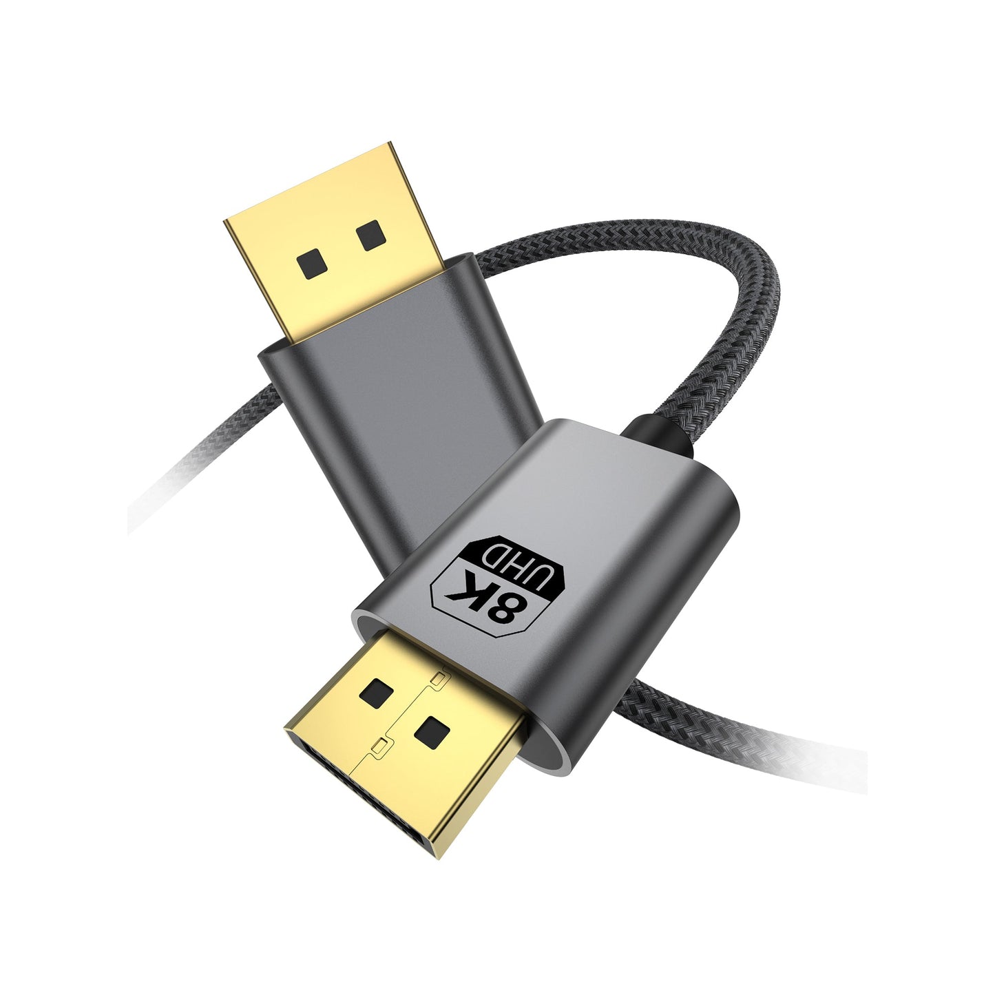 Câble DisplayPort 8K 2m – Gris Sidéral