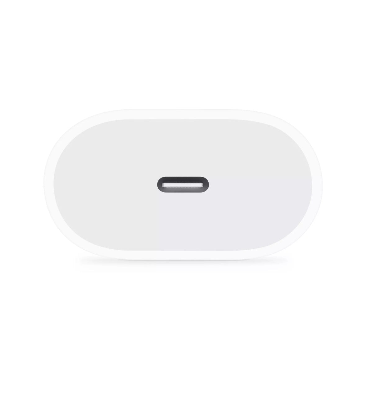 Apple compatible 20W USB-C en coloris blanc