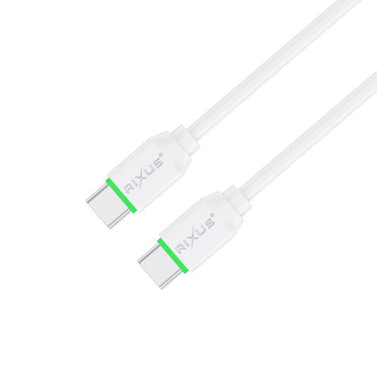 Câble Charge Rapide USB-C vers USB-C – Blanc 60W