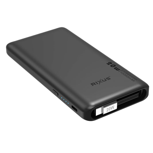Powerbank 10000mAh 22.5W Câble USB-C 70cm Intégré