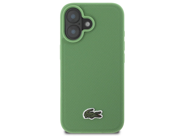 Coque Lacoste iPhone 16 Plus Petit Pique MagSafe Vert