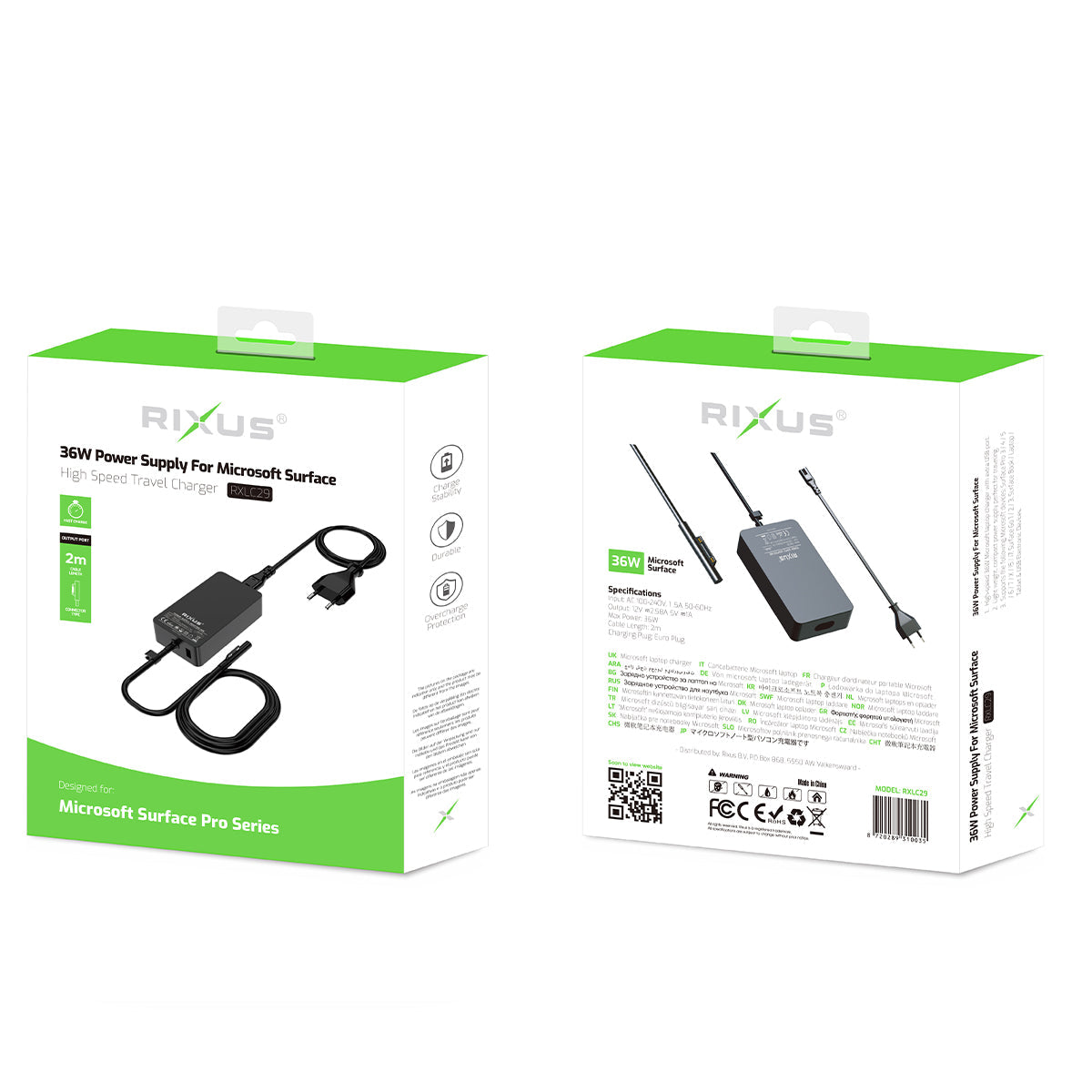Chargeur Surface Microsoft 36W