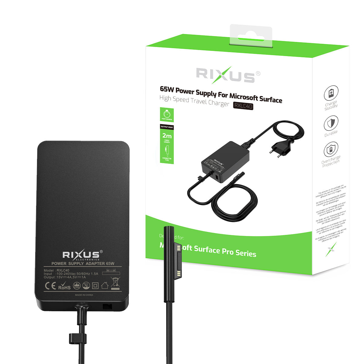 Chargeur Surface Microsoft 65W