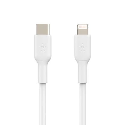 BELKIN Câble Tressé USB-C vers Lightning 2m (Blanc)