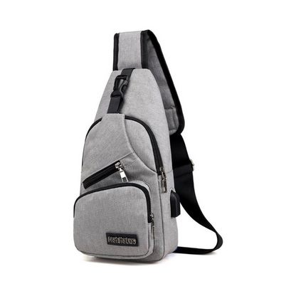 Sac avec Port USB Gris