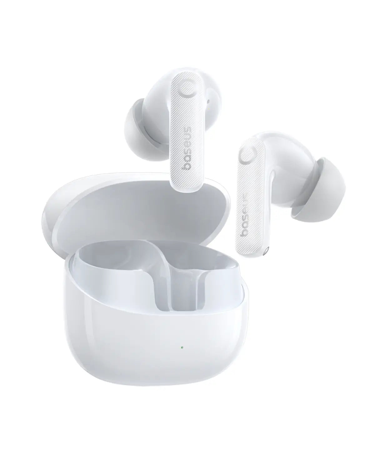 Écouteurs Bluetooth Baseus EP10 Pro blanc lunaire avec boîtier