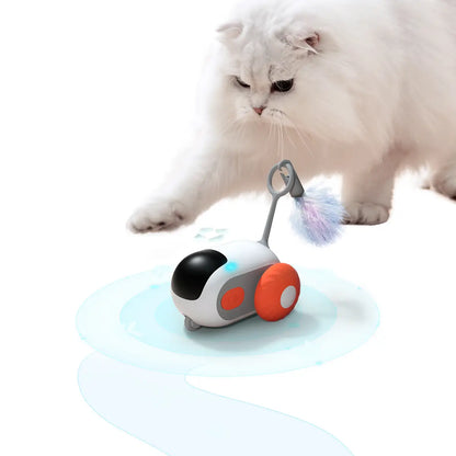 Jouet interactif intelligent orange pour chat Petgravity