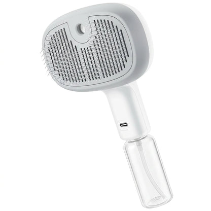 Brosse vaporisateur Pecute avec réservoir d'eau pour chat et chien