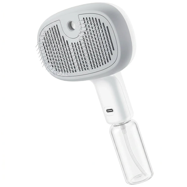 Brosse vaporisateur Pecute avec réservoir d'eau pour chat et chien
