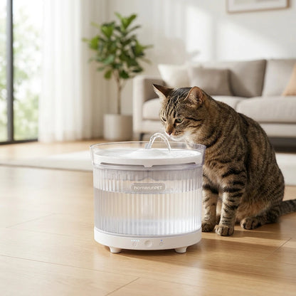 Homerunpet BF10 fontaine 2L sans fil pour chat et chien