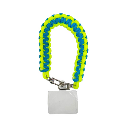 Bracelet Smartphone Tressé Jaune et Bleu