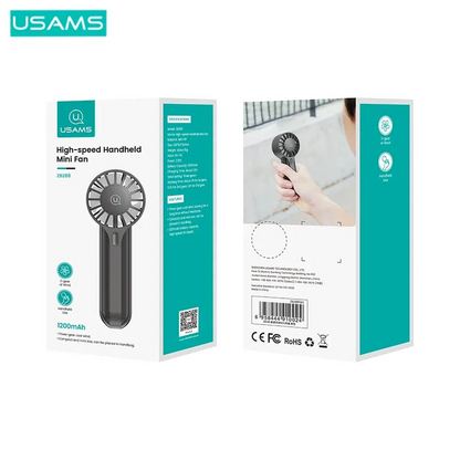 Mini Ventilateur Usams ZB288 Noir détail