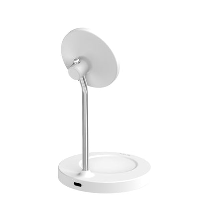 Support Chargeur Sans Fil 15W Blanc