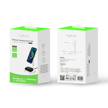 Support Chargeur Sans Fil 15W Blanc