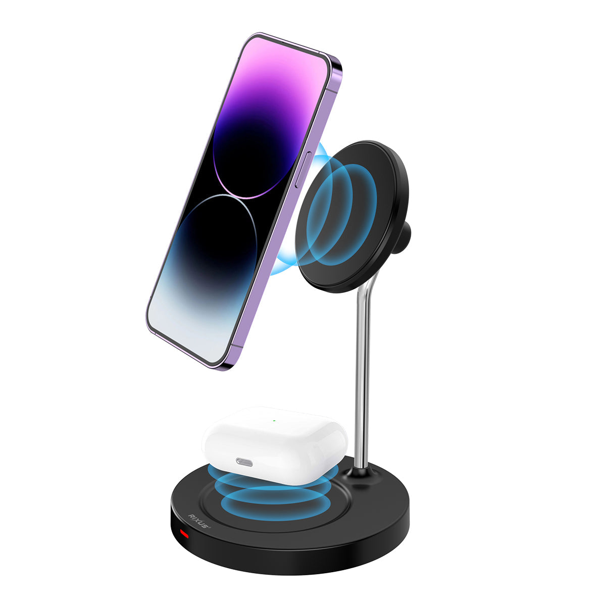 Support Chargeur Sans Fil 15W Noir