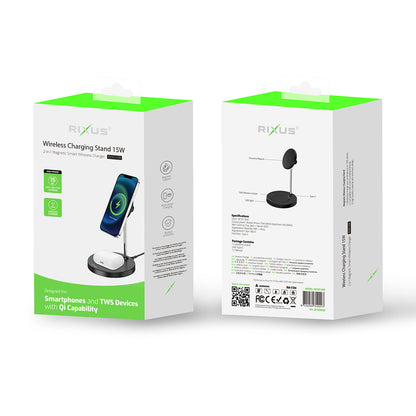 Support Chargeur Sans Fil 15W Noir