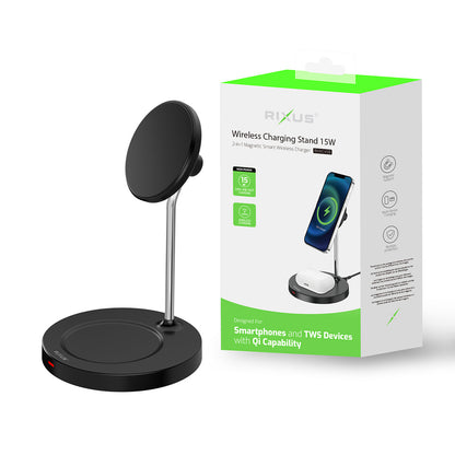 Support Chargeur Sans Fil 15W Noir