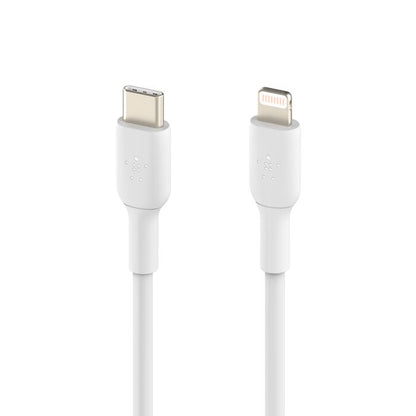 BELKIN Câble Tressé USB-C vers Lightning 2m (Blanc)