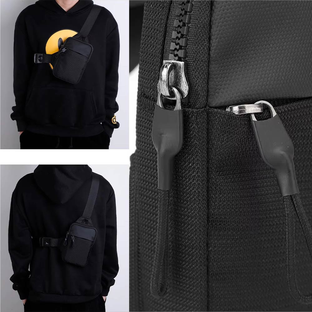 Sac à Bandoulière Noir détail