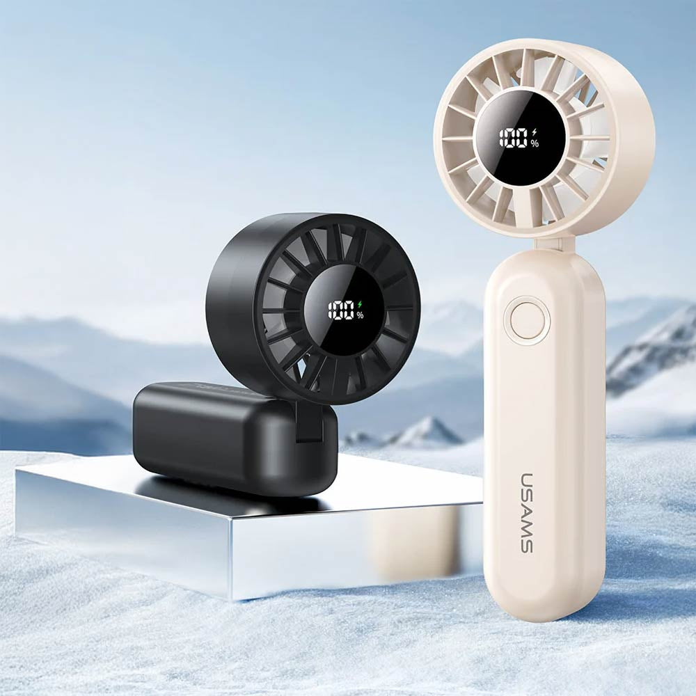 Mini Ventilateur Usams ZB352 Beige détail