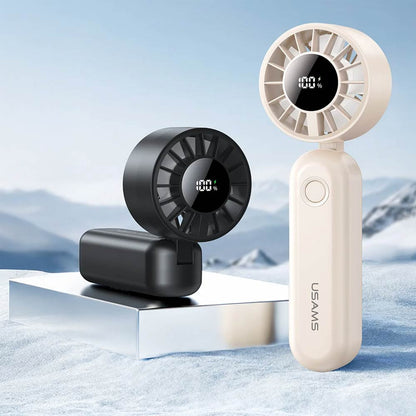 Mini Ventilateur Usams ZB352 Beige détail