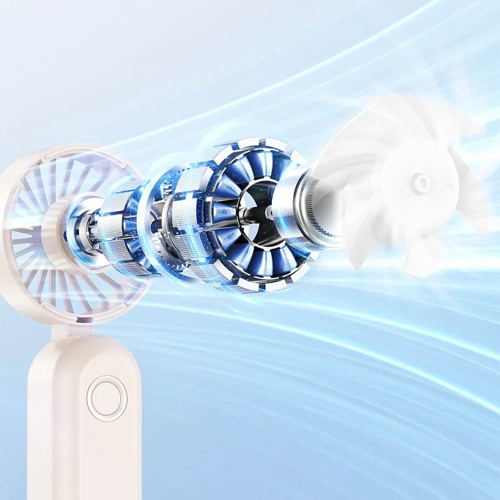 Mini Ventilateur Usams ZB352 Beige détail