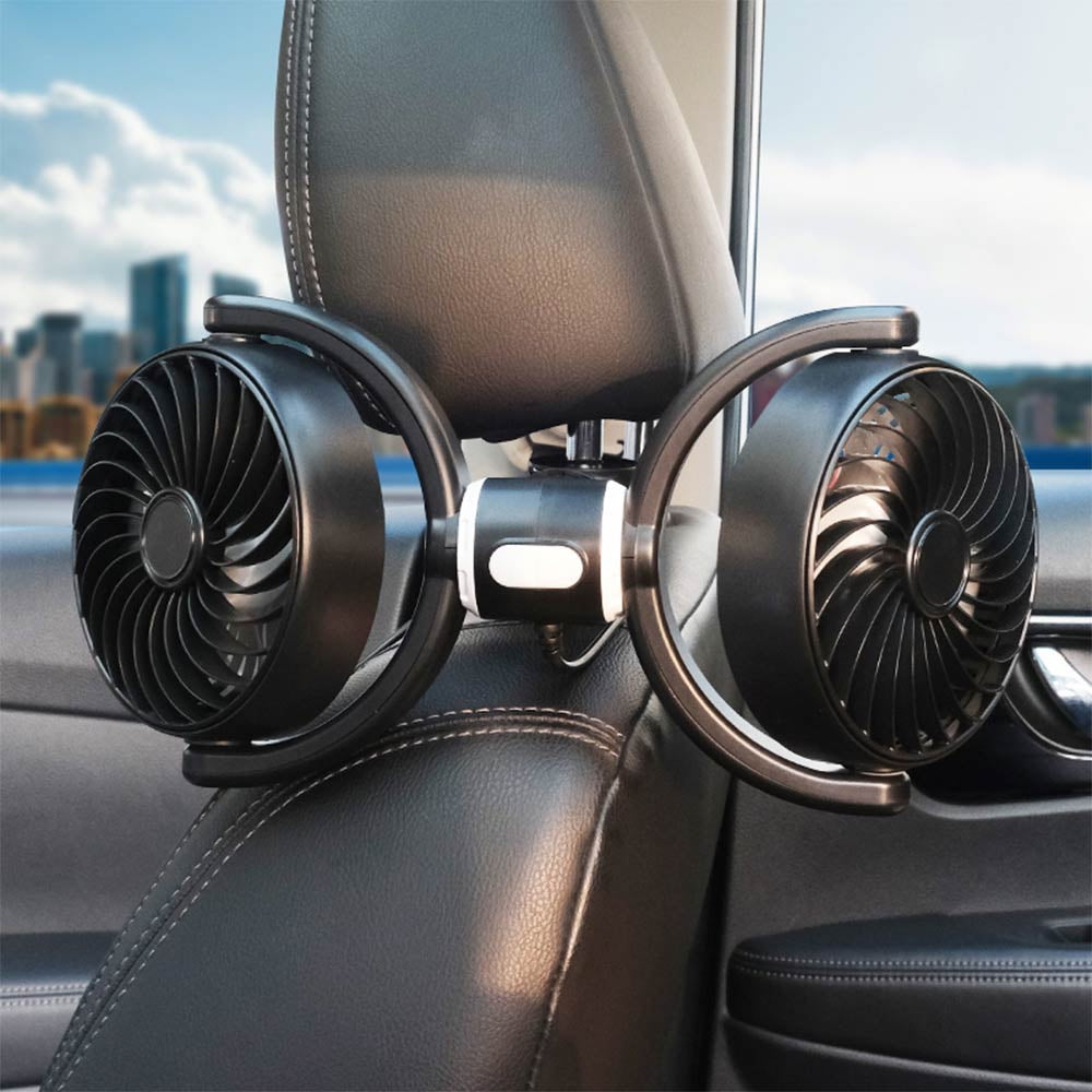 Ventilateur Voiture Double détail