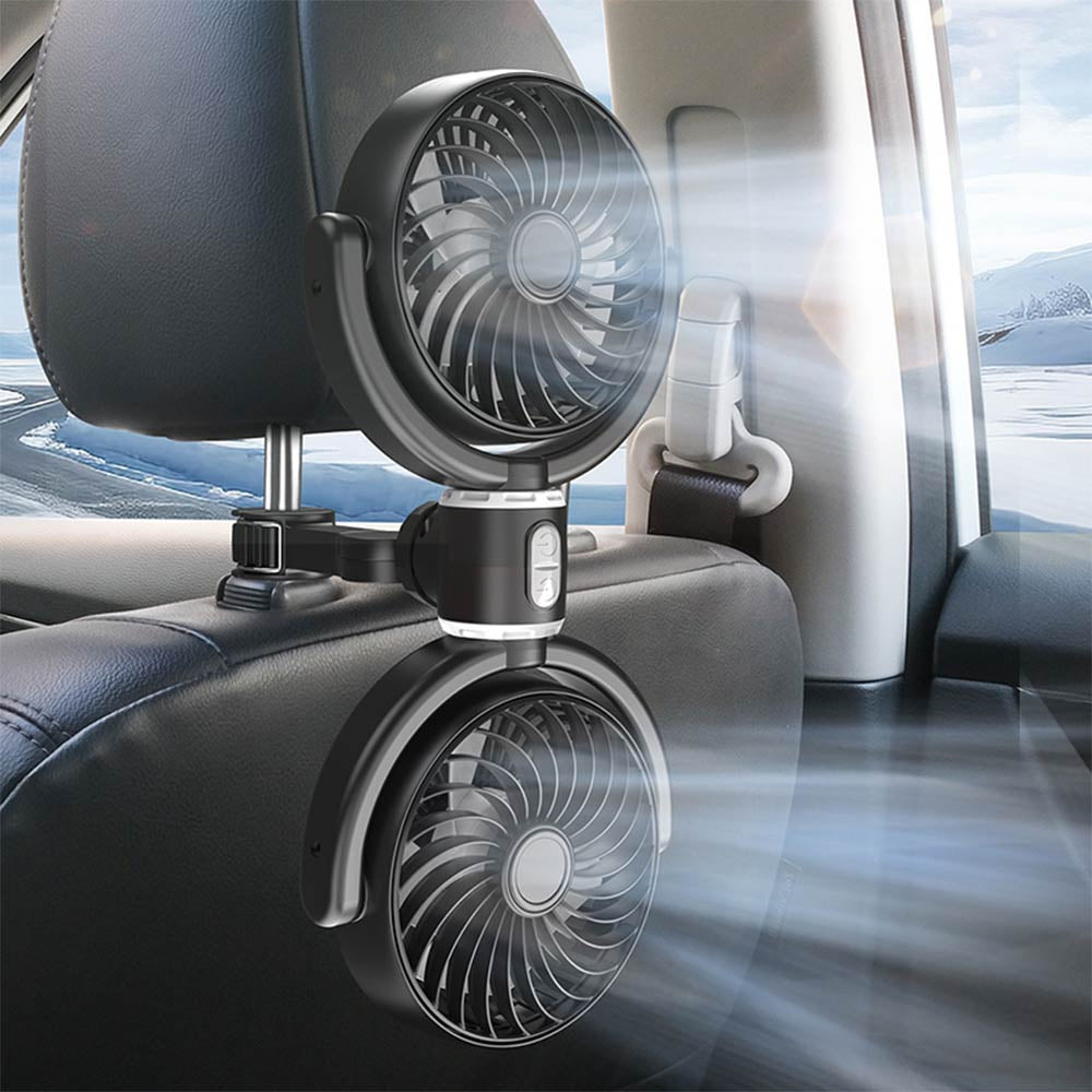 Ventilateur Voiture Double détail