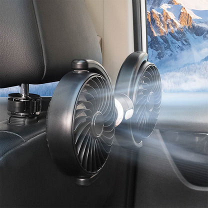 Ventilateur Voiture Double détail