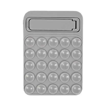 Support Ventouse Silicone Gris