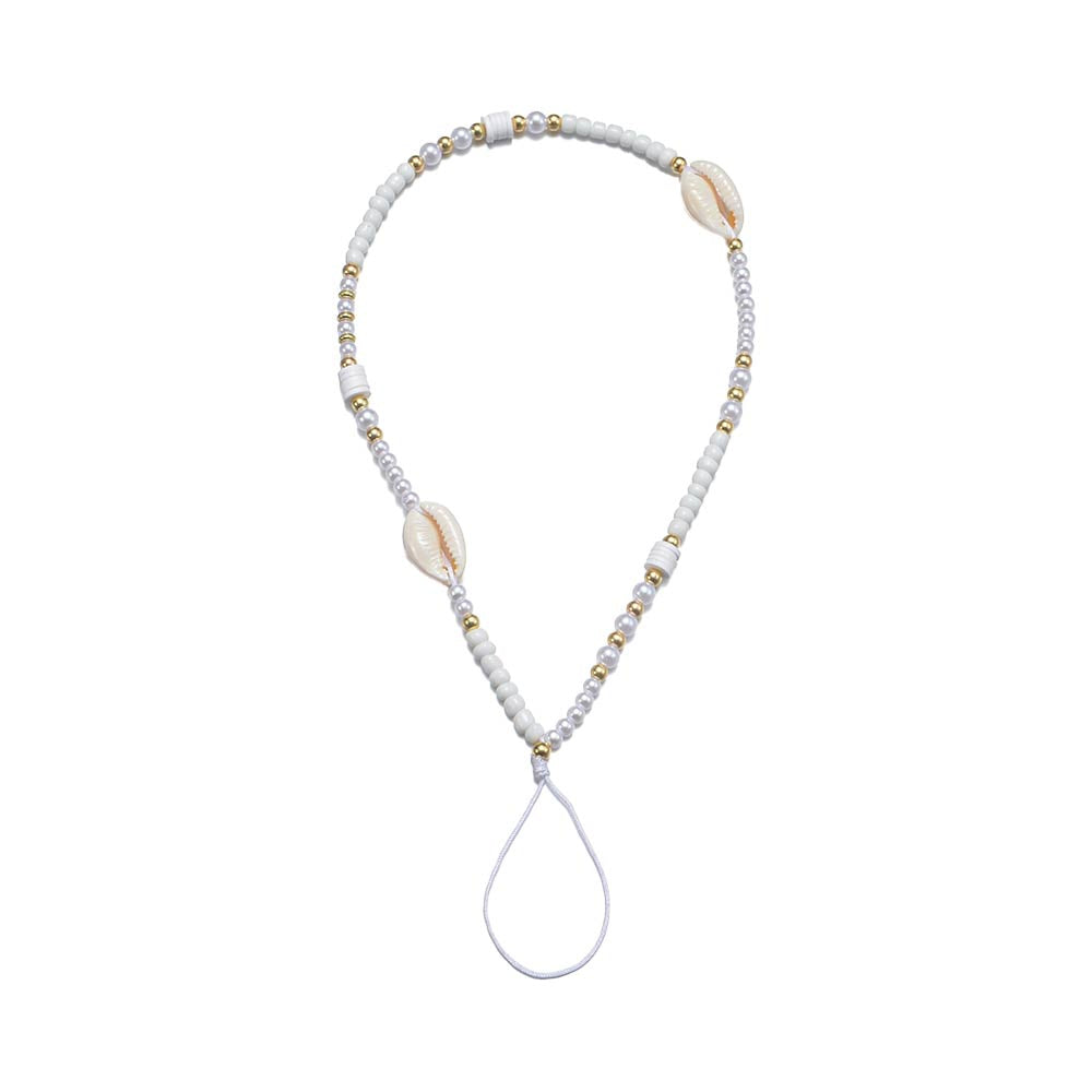 Bracelet Smartphone Perles Blanc