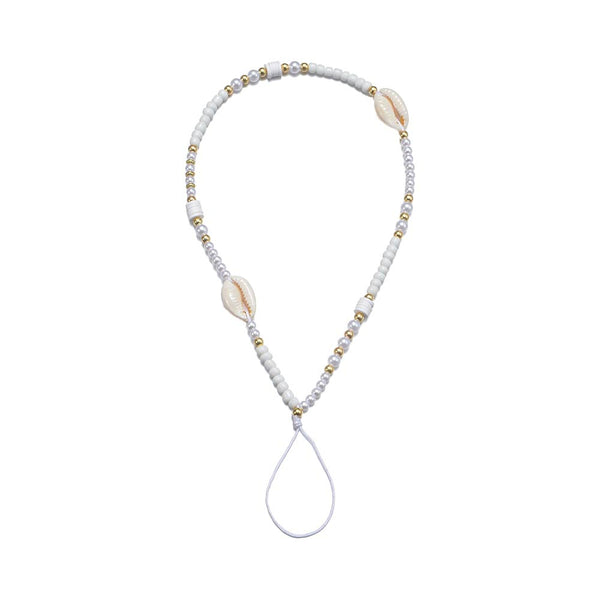 Bracelet Smartphone Perles Blanc