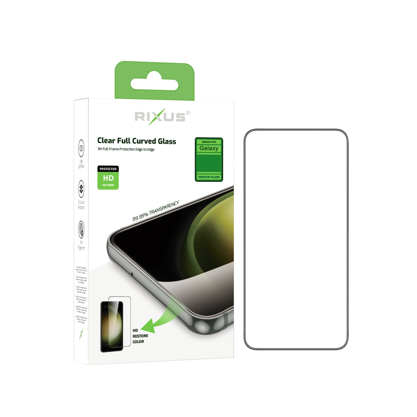 Verre Trempé Rixus Clear HD – Samsung Galaxy A35 / A55