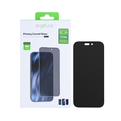 Verre trempé Rixus Privacy iPhone 17 Pro