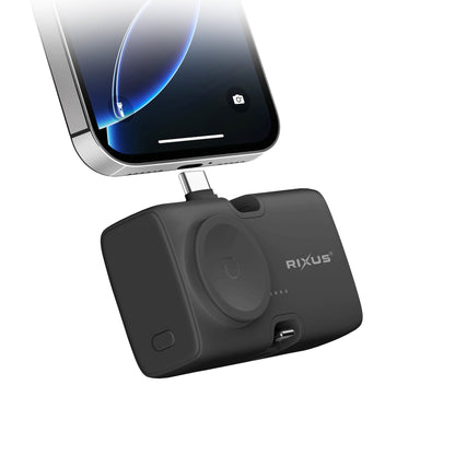 Mini Powerbank Click-On 3-en-1 4500mAh Noir