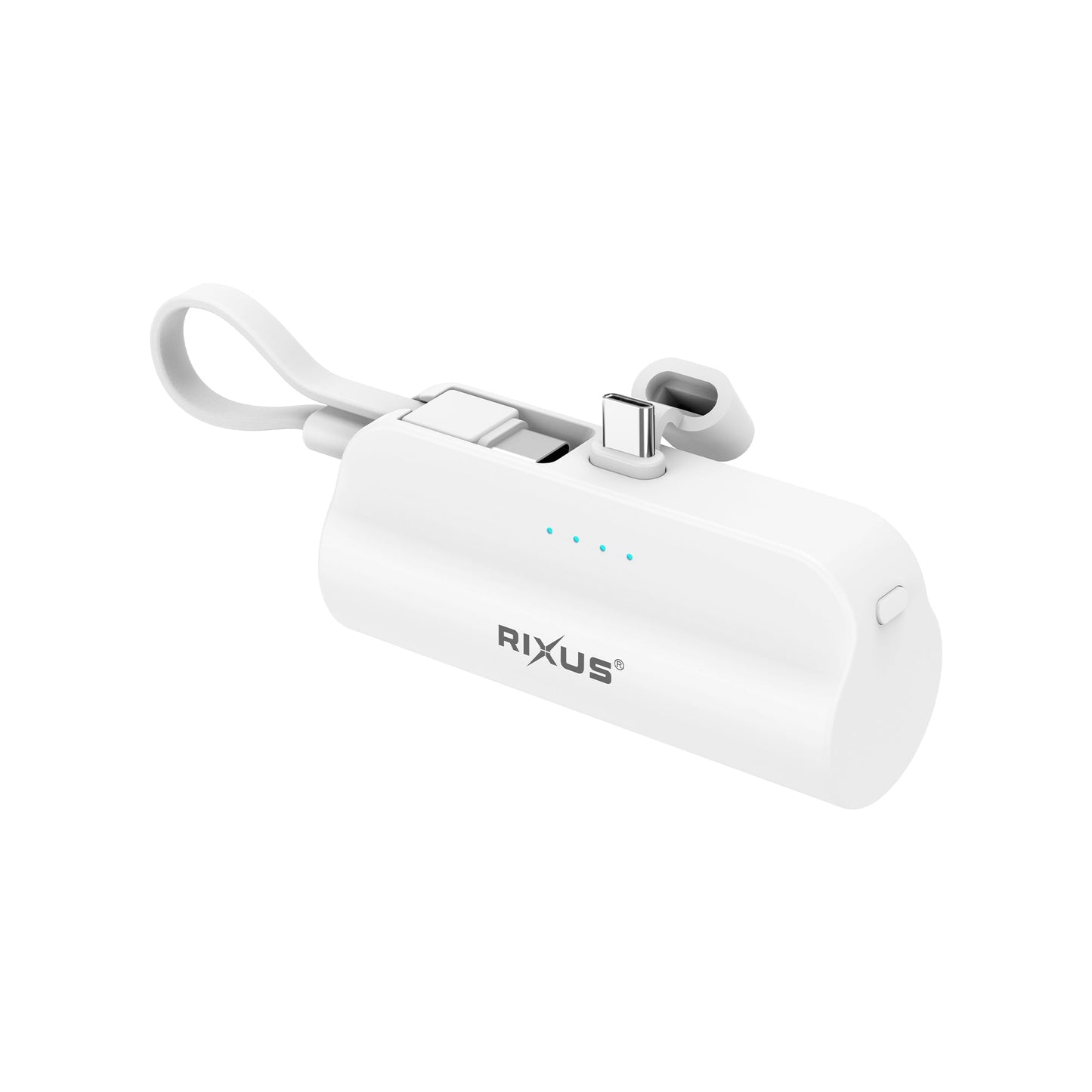 Mini Powerbank Click-On USB-C 5000mAh Blanc