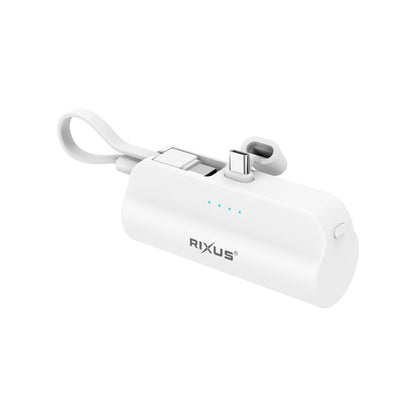 Mini Powerbank Click-On USB-C 5000mAh Blanc