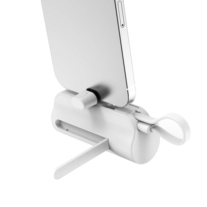 Mini Powerbank Click-On USB-C 5000mAh Blanc
