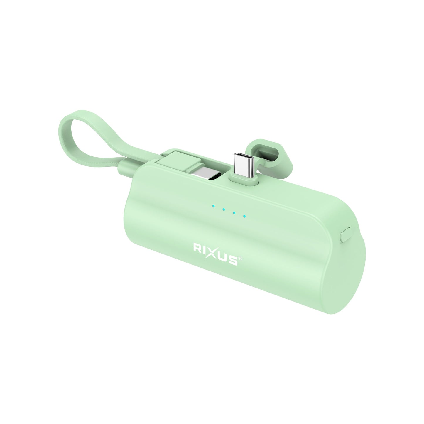 Mini Powerbank Click-On USB-C 5000mAh Vert
