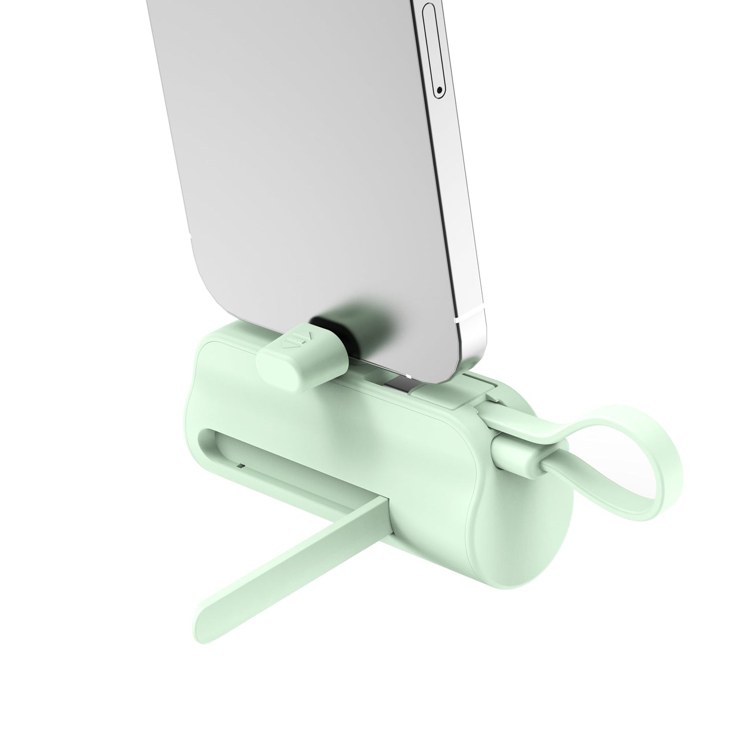 Mini Powerbank Click-On USB-C 5000mAh Vert