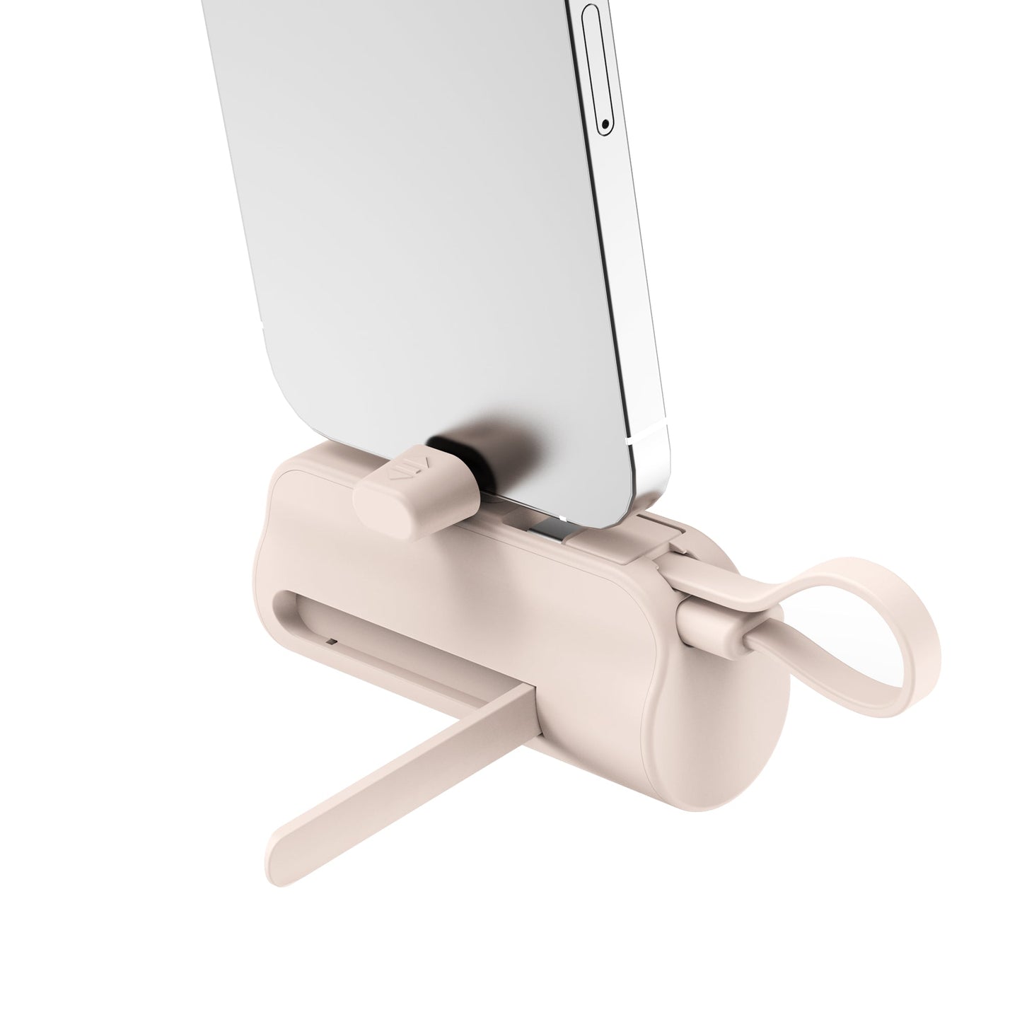 Mini Powerbank Click-On USB-C 5000mAh Rose