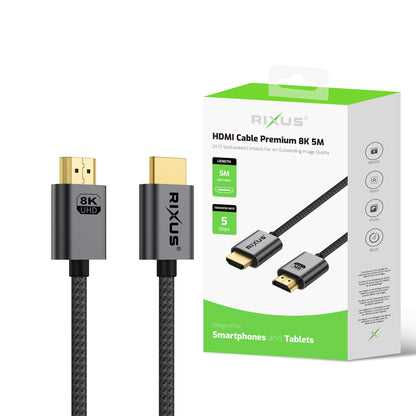 Câble HDMI 8K 5m Gris