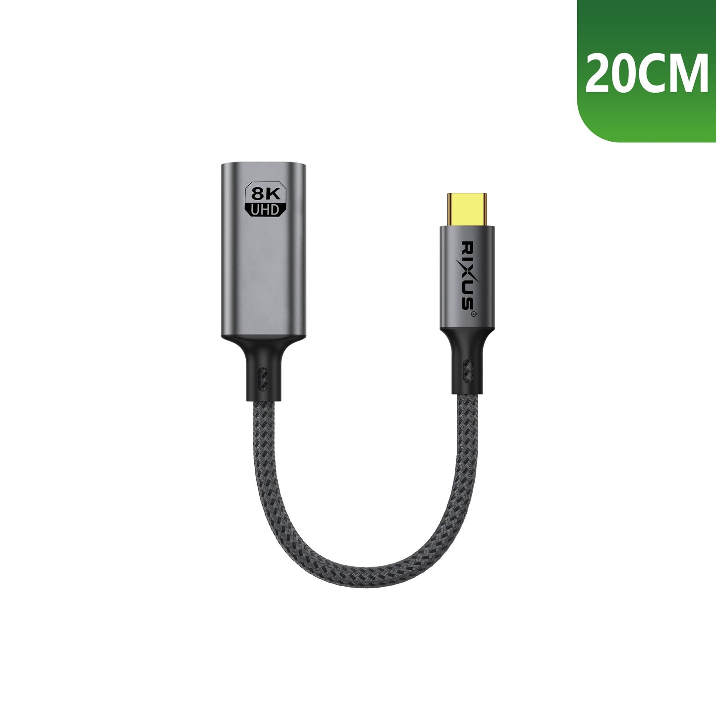 Convertisseur USB-C DisplayPort Femelle 20cm